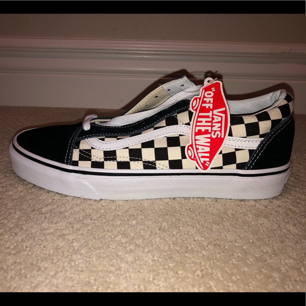 Vans - Old Skool (Primary Check)-Black/White